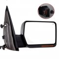 Aintier Towing Mirror Compatible With 2004 2005 2006 Ford For F150 Tow Power Adjusted Heated Turn Signal Light Black Housing