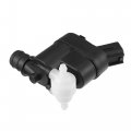 Acropix Windshield Washer Motor Pump Fit For Hyundai Elantra Gt Pack Of 2 Black