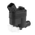 Acropix Windshield Washer Motor Pump Fit For Hyundai Elantra Gt Pack Of 2 Black
