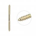 Uxcell 4 5x23mm Hanger Bolts 48pcs Double Ended Self-tapping Thread Wood To Dowel Screws For Connecting