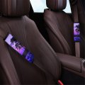 Glenlcwe Hawaiian Palm Tree Watercolor Sky Print Car Steering Wheel Cover Seat Belt Covers For Most Vehicle Universal Heavy