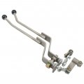 Transfer Case Shifter Stainless Twin-stick Replacement For Np205 