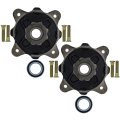 Niche Front Wheel Hub Kit Set For Polaris Ranger 700 500 Crew 6x6 Rzr 4 800 5137127-067 5136254-067