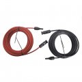 Wflnhb 10ft 12awg Black Red 12 Gauge Solar Panel Extension Cable Wire With Female And Male Connector