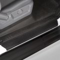 Red Hound Auto Custom Fit 2009-2014 For Ford F-150 Crew Cab Supercrew Door Step Sill Scuff Plate Protectors Shield 4 Dr 4pc Kit 