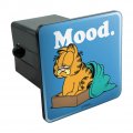 Garfield Mood Tow Trailer Hitch Cover Plug Insert For 2 In Receivers Heavy Duty Black Abs Plastic With Uv Resistant Resin Top
