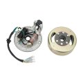 Magneto Stator Flywheel Rotor Kit Copper Aluminum Construction For Kick Start Engine
