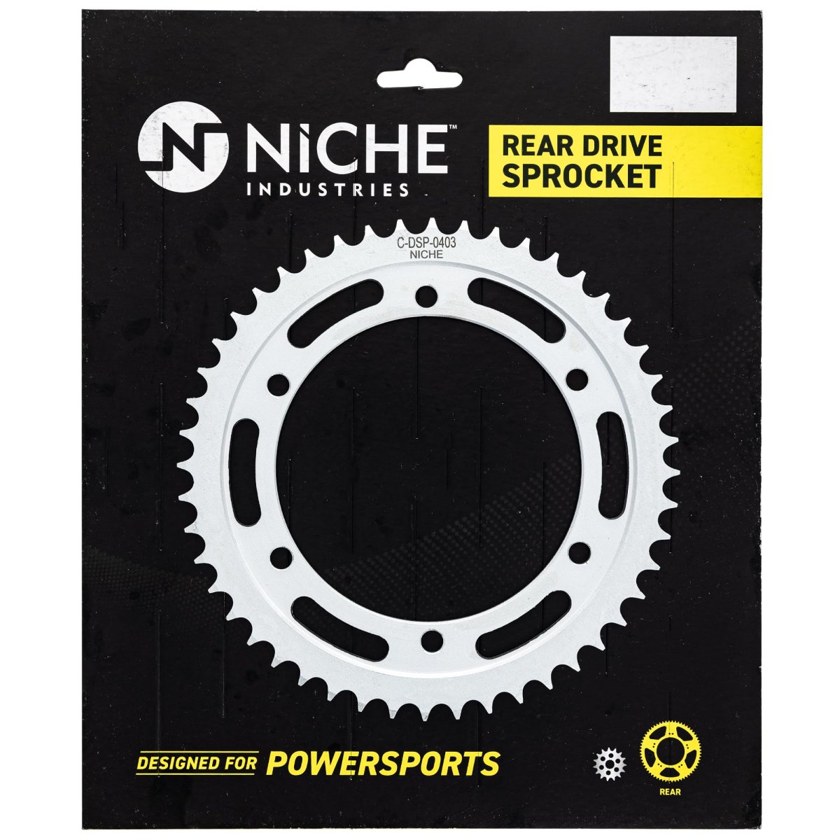 Niche 428 Pitch 48 Tooth Rear Drive Sprocket For Yamaha Xt250 3c5-25448-10-00