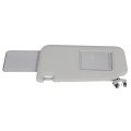 Sun Visor For Toyota Rav4 2006 2013 Left Driver Side Gray Pvc Leather Fits Models With Sunroof Replaces 74320 42501 B3 And 