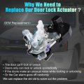Uxcell Rear Left Side Power Door Lock Actuator Motor For Jeep Commander 2006 2007 2008 2009 2010 No 55113381aa 55113381ab