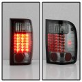 Acanii For 2001-2011 Ford Ranger Pickup Smoked Lens Led Rear Brake Tail Lights Lamps Pair Set Driver Passenger Side