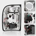 Acanii For 2001-2011 Ford Ranger Pickup Smoked Lens Led Rear Brake Tail Lights Lamps Pair Set Driver Passenger Side