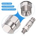 1 4 Inch Sprayer Joint 360 Degrees Rotate Stainless Steel Swivel For Spray Gun Hose Airless Sprayers 2 Pcs