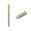 Uxcell 8x46mm Hanger Bolts 12pcs Double Ended Self-tapping Thread Wood To Dowel Screws For Connecting