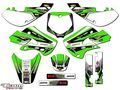 Team Racing Graphics Kit For Kawasaki 2002-2009 Klx 110 Analog Complete 