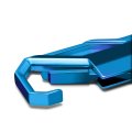 Ford Bronco Metallic Blue Carabiner Style Snap Hook Metal Key Chain Modern Zinc Alloy Design 3 75 In X 1 Size