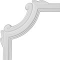 Ekena Millwork Pml06xbr Bradford Wave Panel Molding Corner 1 2-inch X 6 