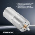 25ga 370 Dc 12v Micro Gear Box Motor 300 Rpm Speed Reductioned For Electronic Lock Robot And Electric Door Metal Gear 3 5w