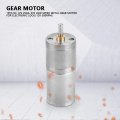 25ga 370 Dc 12v Micro Gear Box Motor 300 Rpm Speed Reductioned For Electronic Lock Robot And Electric Door Metal Gear 3 5w