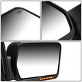 Ford F150 Chrome Powered Heated Glass Turn Signal Light Side Towing Mirror Right