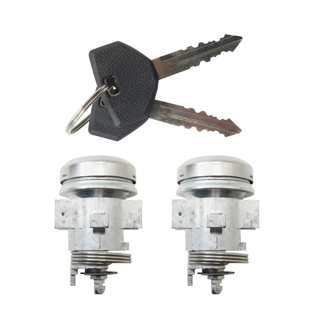 2 Pack Dl6847 Dl41 Door Lock Cylinder Set With Keys For Dodge Neon 1995-2005