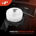 A-premium Hvac Heater Blower Motor And Resistor Assembly Compatible With Cadillac Vehicles Seville 1998-1999 Front Side 2-pc