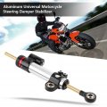 Acouto Steering Damper Motorcycle Adjustable Stabilizer Fit For Yamaha Mt10 Mt 07 Mt09 Honda Kawasaki Cnc Aluminum Alloy S