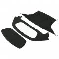Kuafu Convertible Soft Top Compatible With 1991-1993 Toyota Celica W Plastic Window Black Sailcloth Vinyl