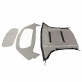 Kuafu Convertible Soft Top Compatible With 1991-1993 Toyota Celica W Plastic Window Black Sailcloth Vinyl