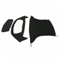 Kuafu Convertible Soft Top Compatible With 1991-1993 Toyota Celica W Plastic Window Black Sailcloth Vinyl