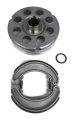 Rear Brake Drum Hub Shoe For Honda Fourtrax 300 Atv Four Wheeler Replaces 421a0-hc4-670 431a2-kg4-006 Fits 1988 To 2000 Models 