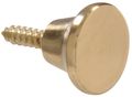 The Hillman Group 852406 1 2 Head Diameter Mini Knobs Brass Finish 2-pack 