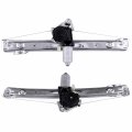 Rear Left And Right Side Power Window Regulator Fit For 1999 2000 Bmw 323i Motor 741-480 