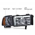 G-plus Led Headlights Compatible With 1994-2001 Dodge Ram 1500 1994-2002 2500 3500 Not Fit For Sport Model Van Models Driver
