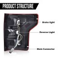 Rear Tail Lights Brake Lamps Assembly With Bulbs And Wiring Harness For Ford F150 2018 2019 2020 Red Pmma Abs Plastic Light