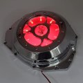 Chrome W Red Led Engine Clutch Cover For 1999-2020 Suzuk Gsxr1300 Hayabusa P N Mt313-001a-cd 