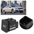 Qiilu Parking Brake Control Switch Handbrake Button On Off 3c0927225c For Passat R36 2005-2011 B6 Cc 3c 2008-2011