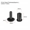 Uxcell Push Clip Rivet 5mm X 9 Pcb Circuit Panel Nylon Fastener Black 50 Pcs
