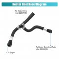 X Autohaux 1 Set Hvac Heater Supply And Return Hose For Buick Enclave Chevrolet Gmc Acadia Traverse Saturn Outlook 2007-2017