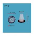 Autobahn88 Rear Bumper-bumper Cover Nut Compatible With Ford Oem W706436s300 Pack Of 20