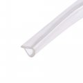 Uxcell Trim Seal Pvc U-seal Channel Edge Protector Sheet Fits 12-15mm 3meters 9 84ft Length 0 51 Height Transparent