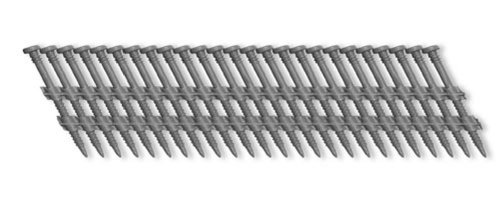 Scfp21220ctseggr Scrail Fastener 2 5 In X 120 Square Drive Winchester Grey 20 To 22 Degrees Plastic Strip Beckdeck Thread 1000