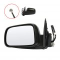 Ocpty Light Textured Left Side Mirror Fit For 2002-2006 Honda Cr-v Glass Manual Folding