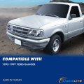 Amerilite Replacement Halogen Headlights And Corner Set For 93-97 Ford Ranger Pickup Truck Passenger Driver Side Vehicle Light