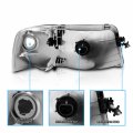 Amerilite Replacement Halogen Headlights And Corner Set For 93-97 Ford Ranger Pickup Truck Passenger Driver Side Vehicle Light