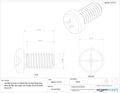 Steel Machine Screw Zinc Plated Finish Pan Head Phillips Drive Meets Din 7985 4mm Length Fully Threaded M1 6-0 35 Metric Coarse 