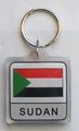 Sudan Country Lucite Key Ring 