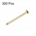 Uxcell Small Tiny Hardware Nails Iron 1 2x19mm Dxl For Diy Decorative Wooden Boxes Accessories Gold Tone 300pcs