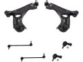 Front Control Arm Ball Joint Tie Rod End And Sway Bar Link Kit 6 Piece For 2012-2020 Chevy Sonic 