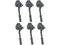 Ignition Coil Kit 6 Piece Compatible With 2013-2015 Mercedes-benz Glk350 3 5l V6 